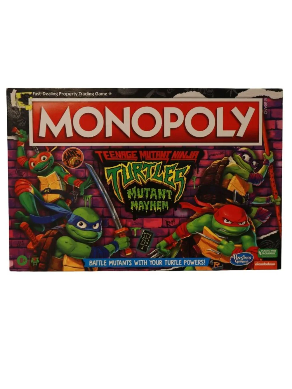 Monopoly Teenage Mutant Ninja Turtles Mutant Mayhem Board Game TMNT New